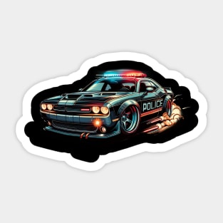 Police Cruiser Sticker